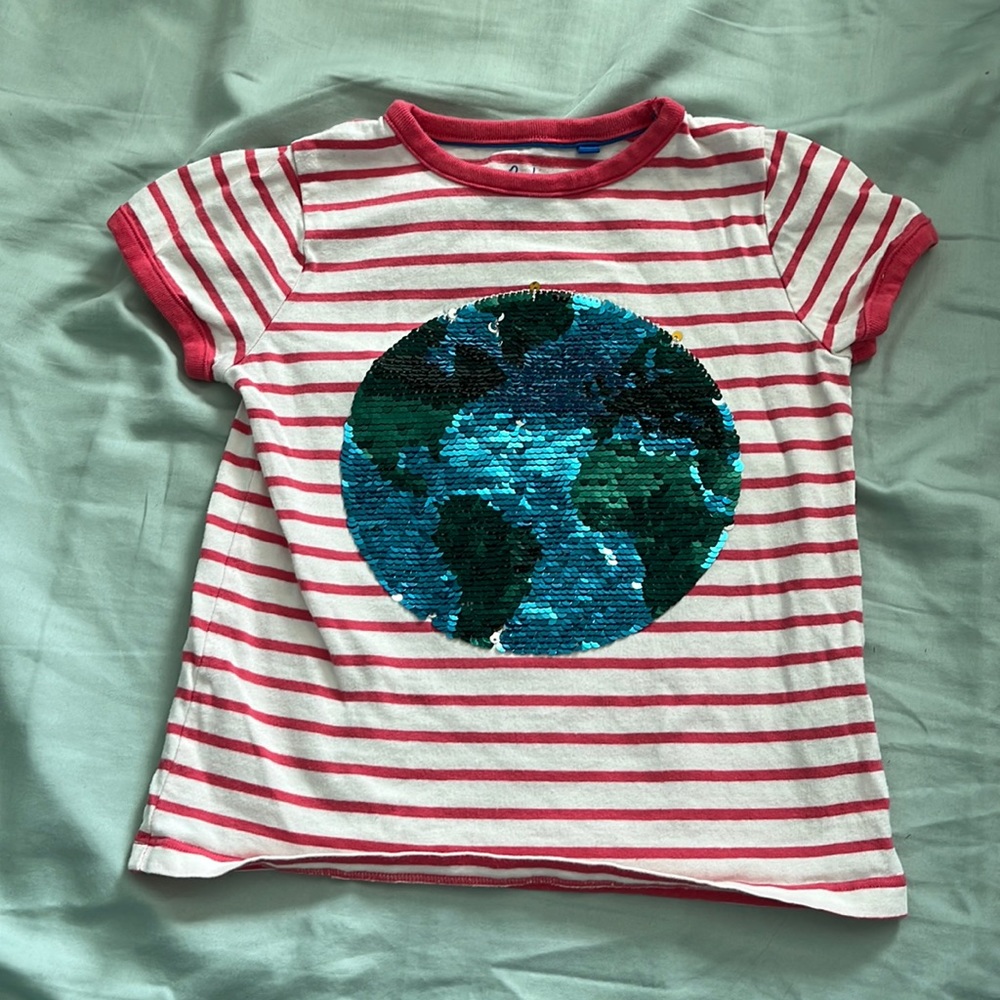 Mini boden sequin shirt